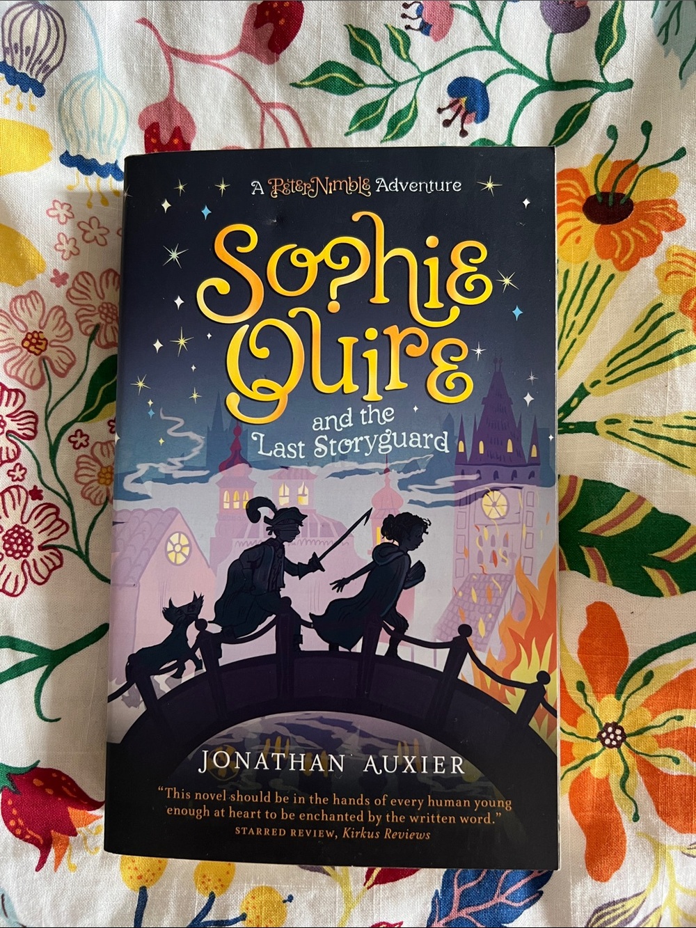 Sophie Quire and the Last Storyguard by Jonathan Auxier / kids paperback book